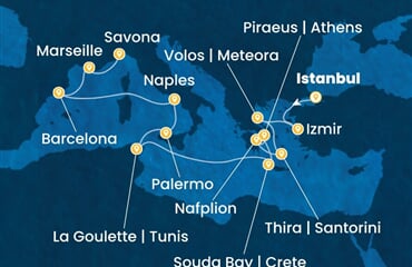 Costa Pacifica - Turecko, Řecko, Tunisko, Itálie, Španělsko, ... (Istanbul)