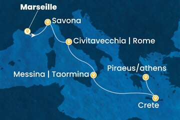 Costa Pacifica - Francie, Itálie, Řecko (z Marseille)