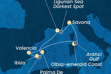Costa Fascinosa - Itálie, Španělsko (Saint Tropez)
