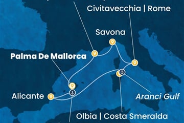 Costa Pacifica - Španělsko, Itálie (Palma de Mallorca)