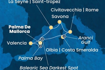 Costa Pacifica - Španělsko, Itálie (Palma de Mallorca)