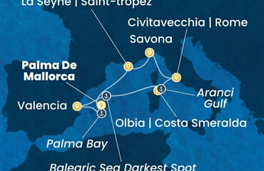 Costa Pacifica - Španělsko, Itálie (Palma de Mallorca)