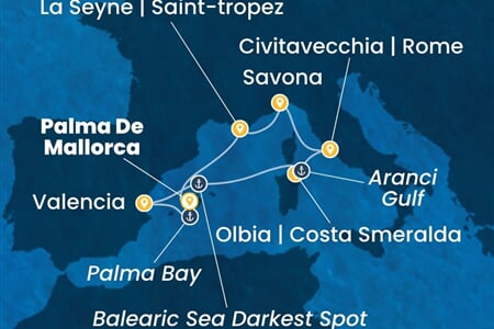 Costa Pacifica - Španělsko, Itálie (Palma de Mallorca)