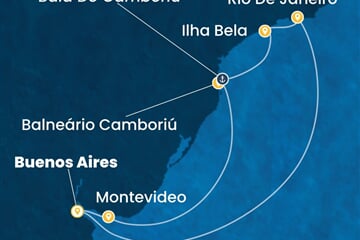 Costa Serena - Argentina, Uruguay, Brazílie (Buenos Aires)