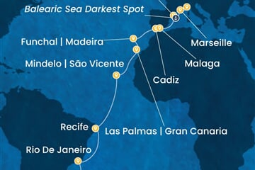 Costa Serena - Argentina, Brazílie, Španělsko, Portugalsko, Francie, ... (Buenos Aires)