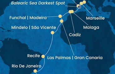 Costa Serena - Argentina, Brazílie, Španělsko, Portugalsko, Francie, ... (Buenos Aires)