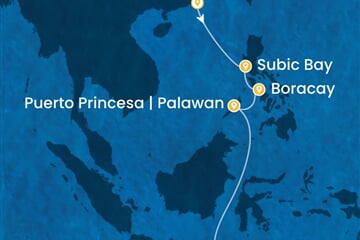 Costa Serena - Čína, Filipíny, Indonésie (z Hongkongu)