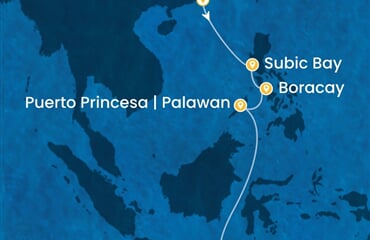 Costa Serena - Čína, Filipíny, Indonésie (z Hongkongu)