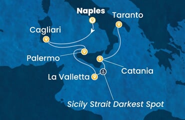 Costa Serena - Itálie, Malta (Neapol)