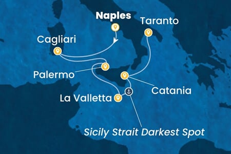 Costa Serena - Itálie, Malta (Neapol)