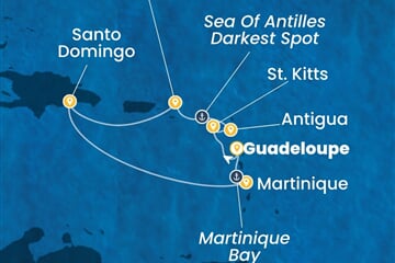 Costa Serena - Nizozemské Antily, Dominikán.rep. (Pointe-a-Pitre)