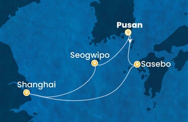 Costa Serena - Jižní Korea, Japonsko, Čína (Pusan)