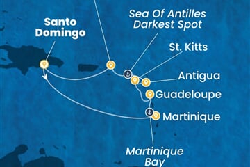 Costa Serena - Dominikán.rep., Nizozemské Antily (Santo Domingo)