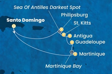 Costa Serena - Dominikán.rep., Nizozemské Antily (Santo Domingo)