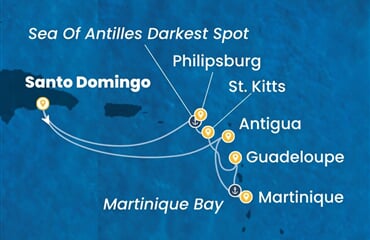 Costa Serena - Dominikán.rep., Nizozemské Antily (Santo Domingo)