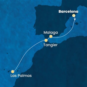 Trasa plavby CSM-BCN05A3H