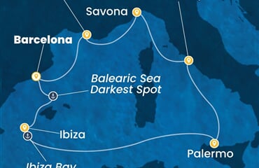 Costa Smeralda - Španělsko, Itálie, Francie (z Barcelony)