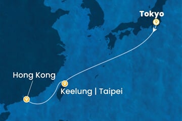 Costa Serena - Japonsko, Čína (z Tokia)