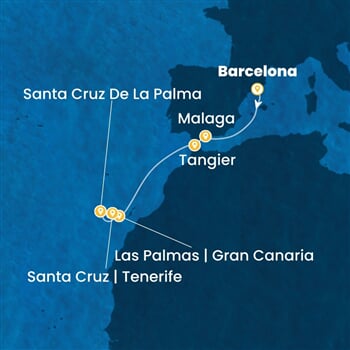 Trasa plavby CSM-BCN07A9Y