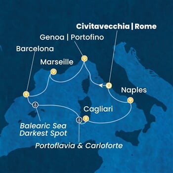 Trasa plavby CSM-CIV07AD5