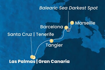 Costa Smeralda - Španělsko, Maroko, Francie (Gran Canaria)