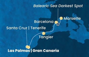 Costa Smeralda - Španělsko, Maroko, Francie (Gran Canaria)