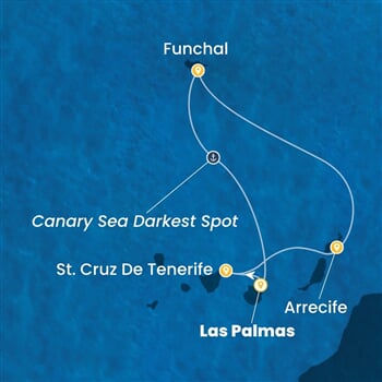 Trasa plavby CSM-LPA07A24