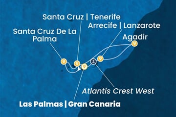 Costa Smeralda - Španělsko, Maroko (Gran Canaria)