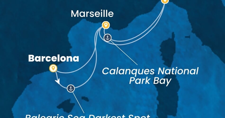 Trasa plavby CSM-BCN04A69
