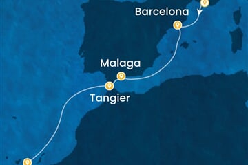 Costa Smeralda - Francie, Španělsko, Maroko (z Marseille)