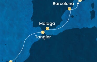 Costa Smeralda - Francie, Španělsko, Maroko (z Marseille)