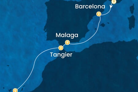 Costa Smeralda - Francie, Španělsko, Maroko (z Marseille)
