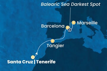 Costa Smeralda - Maroko, Španělsko, Francie (Santa Cruz de Tenerife)