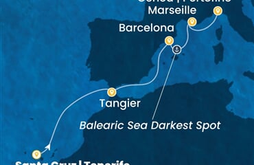 Costa Smeralda - Maroko, Španělsko, Francie (Santa Cruz de Tenerife)