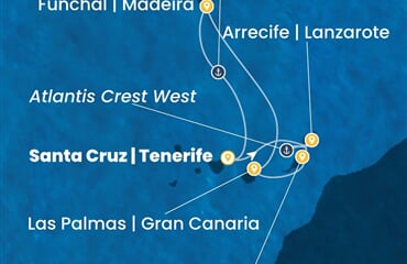 Costa Smeralda - Španělsko, Portugalsko (Santa Cruz de Tenerife)