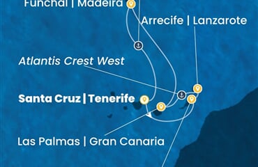 Costa Smeralda - Španělsko, Portugalsko (Santa Cruz de Tenerife)