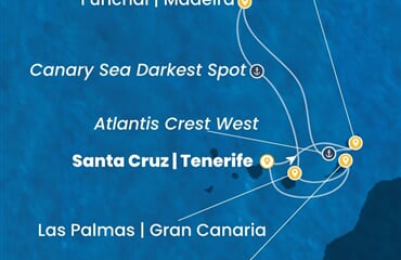 Costa Smeralda - Španělsko, Portugalsko (Santa Cruz de Tenerife)