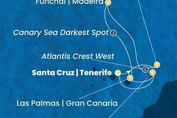 Costa Smeralda - Španělsko, Portugalsko (Santa Cruz de Tenerife)