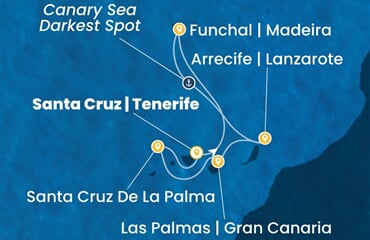 Costa Smeralda - Portugalsko, Španělsko (Santa Cruz de Tenerife)