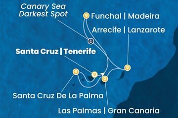 Costa Smeralda - Portugalsko, Španělsko (Santa Cruz de Tenerife)
