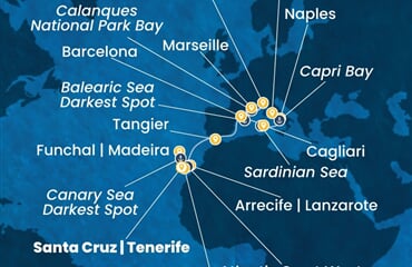Costa Smeralda - Španělsko, Portugalsko, Maroko, Francie, Itálie