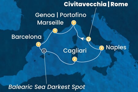 Costa Toscana - Francie, Španělsko, Itálie