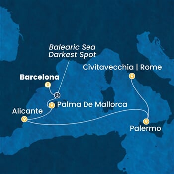 Trasa plavby CTO-BCN05A3R