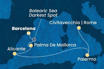 Costa Toscana - Španělsko, Itálie (z Barcelony)