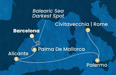 Costa Toscana - Španělsko, Itálie (z Barcelony)