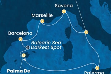 Costa Toscana - Španělsko, Itálie, Francie (Palma de Mallorca)