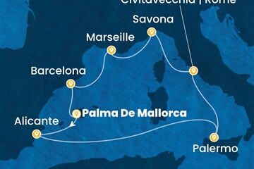 Costa Toscana - Španělsko, Itálie, Francie (Palma de Mallorca)