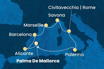 Costa Toscana - Španělsko, Itálie, Francie (Palma de Mallorca)