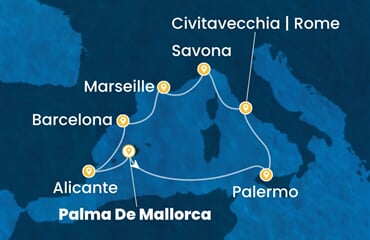 Costa Toscana - Španělsko, Itálie, Francie (Palma de Mallorca)