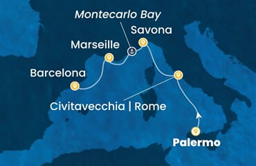 Costa Toscana - Itálie, Francie, Španělsko (Palermo)